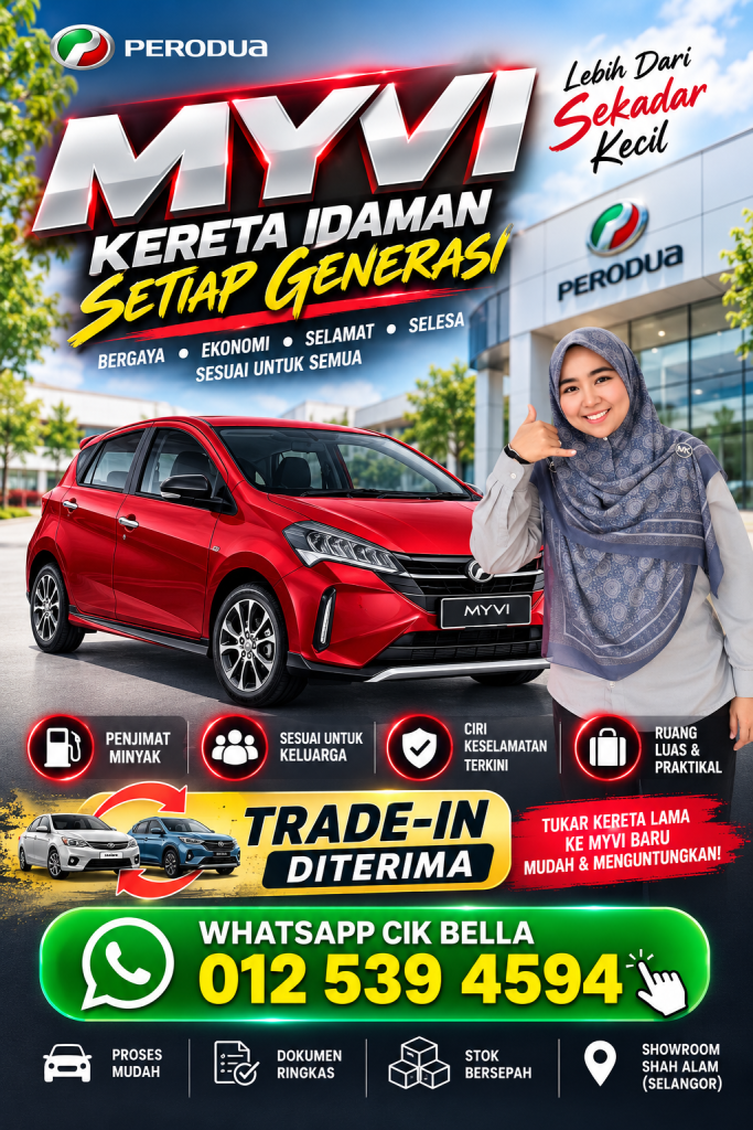 Perodua Myvi Shah Alam Cik Bella