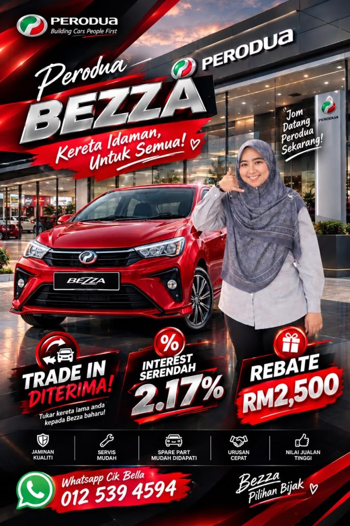 Perodua Bezza Shah Alam Cik Bella